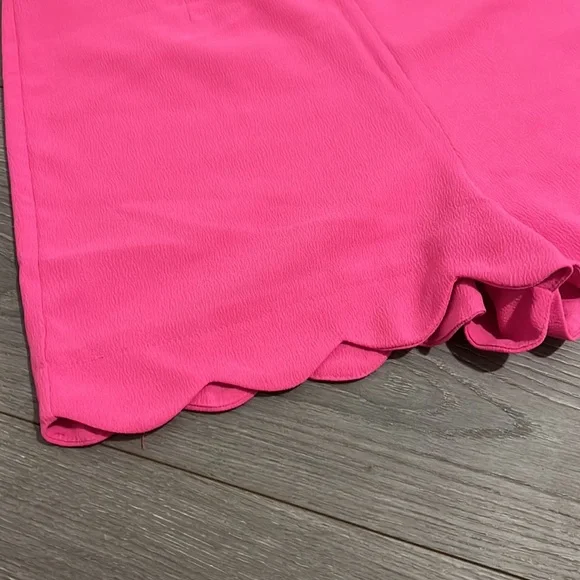 High-Waisted Hot Pink Shorts - Picture 3 of 6